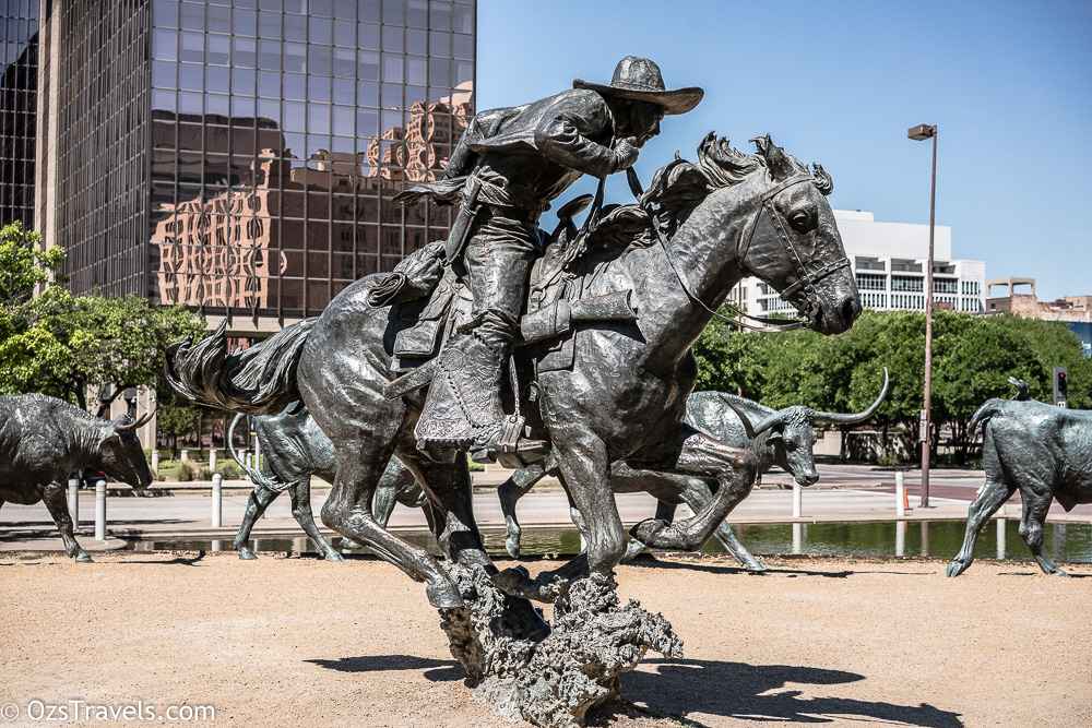 Lost in Dallas Texas Part 3 Pioneer Plaza Oz's Travels