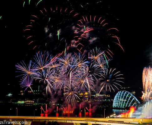 2017 Singapore Grand Prix Fireworks