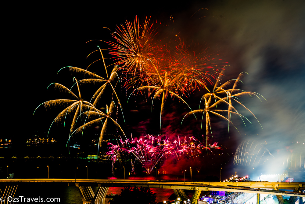 2017 Singapore Grand Prix, Fireworks, My Balcony,